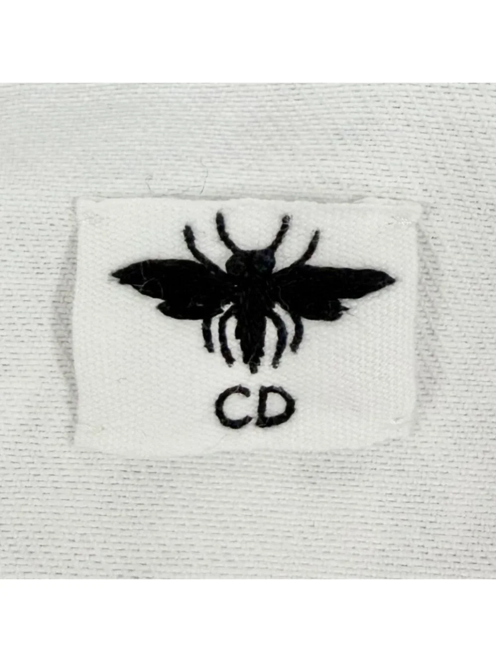 Dior Bee Embroidery Logo Button Floral Print Denim Jacket 44
